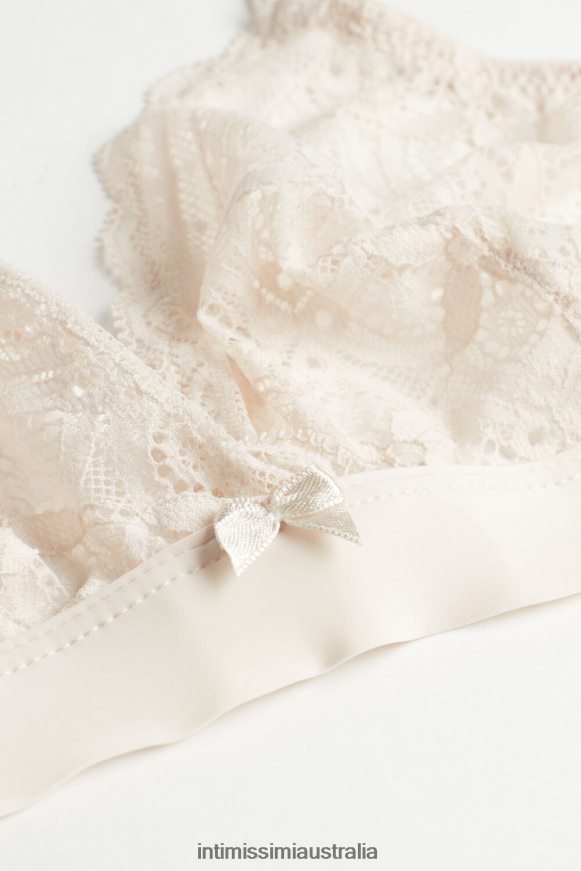 Intimissimi Women 2280-Pink Silk Underwear 0RJT48680 Emma Lace Triangle Bra