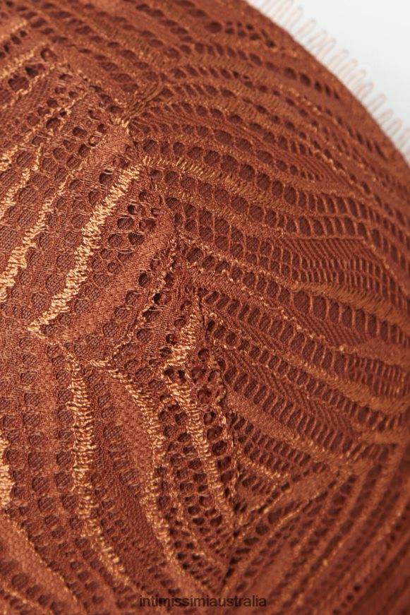 Intimissimi Women 332J-Light Cinnamon Underwear 0RJT48460 Tiziana Go Animalier Cotton Triangle Bra