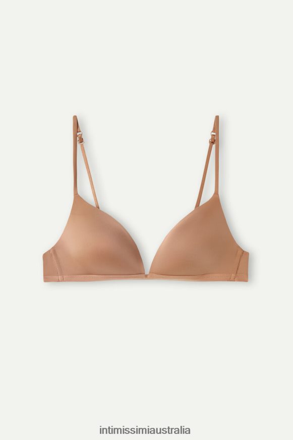 Intimissimi Women 417I-Medium Beige Underwear 0RJT48483 Tiziana Ultralight Microfibre Triangle Bra