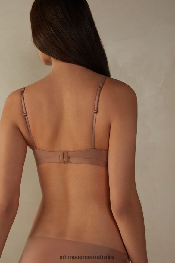 Intimissimi Women 417I-Medium Beige Underwear 0RJT48772 Tiziana Microfibre Triangle Bra