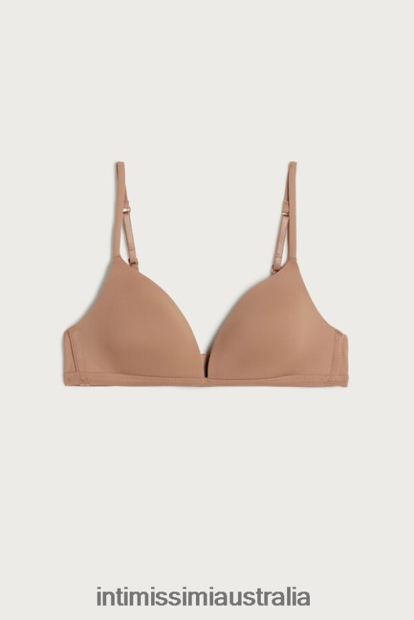 Intimissimi Women 417I-Medium Beige Underwear 0RJT48772 Tiziana Microfibre Triangle Bra