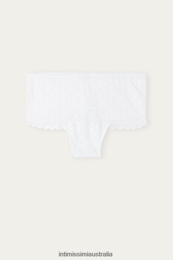 Intimissimi Women 001-White Underwear 0RJT481072 Lace French Knickers