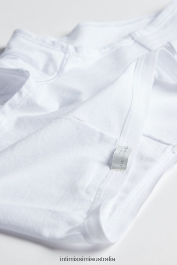 Intimissimi Women 001-White Underwear 0RJT481199 Natural Cotton Short Panties