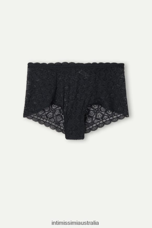 Intimissimi Women 019-Black Underwear 0RJT481067 High-Rise Lace French Knickers