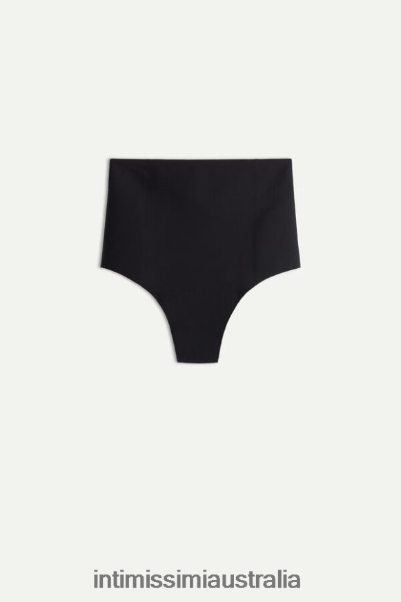 Intimissimi Women 019-Black Underwear 0RJT481122 Raw-Cut Microfibre French Knickers