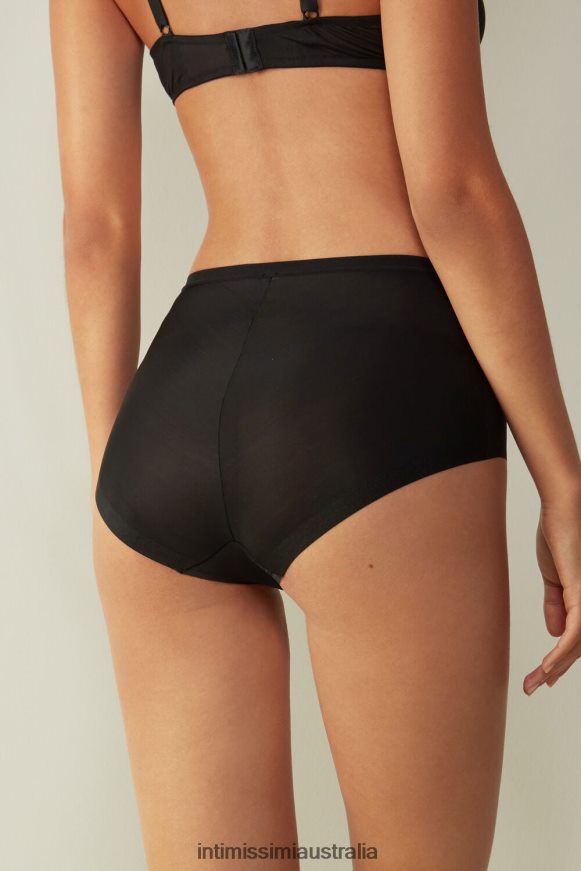 Intimissimi Women 019-Black Underwear 0RJT481146 Invisible Touch French Knickers