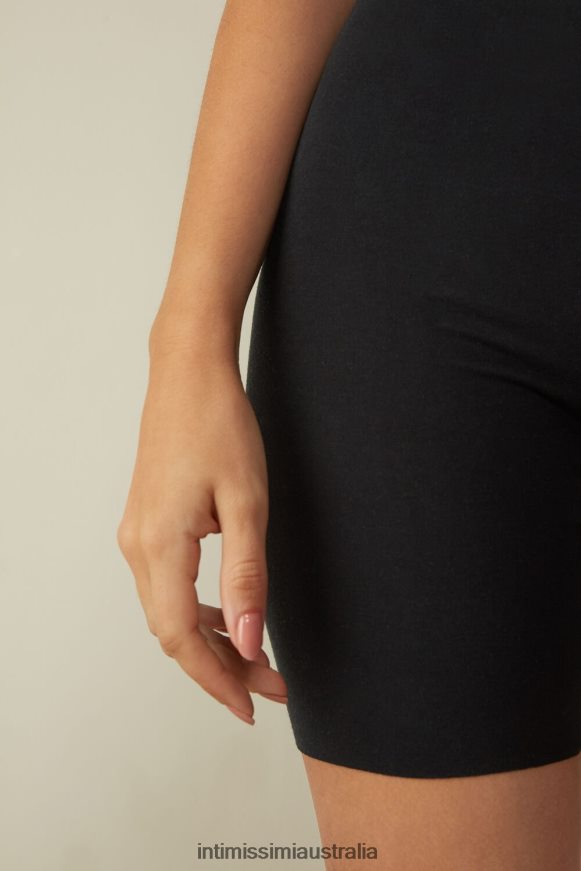Intimissimi Women 019-Black Underwear 0RJT481178 Seamless Supima Cotton Shorts