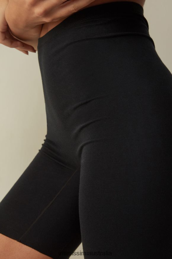 Intimissimi Women 019-Black Underwear 0RJT481178 Seamless Supima Cotton Shorts