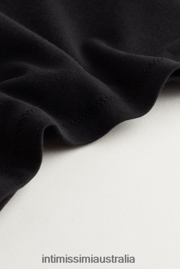 Intimissimi Women 019-Black Underwear 0RJT481178 Seamless Supima Cotton Shorts