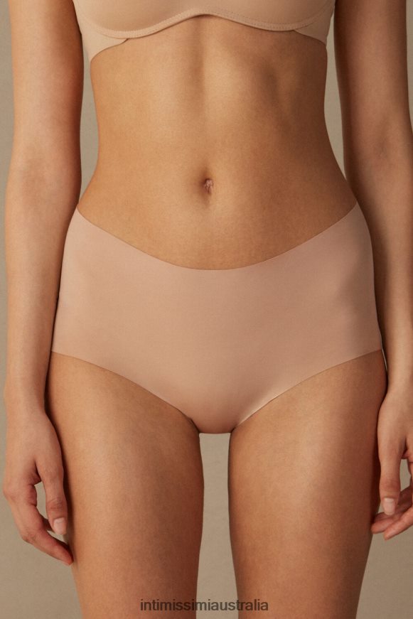 Intimissimi Women 044-Soft Beige Underwear 0RJT481161 Laser Cut French Knickers