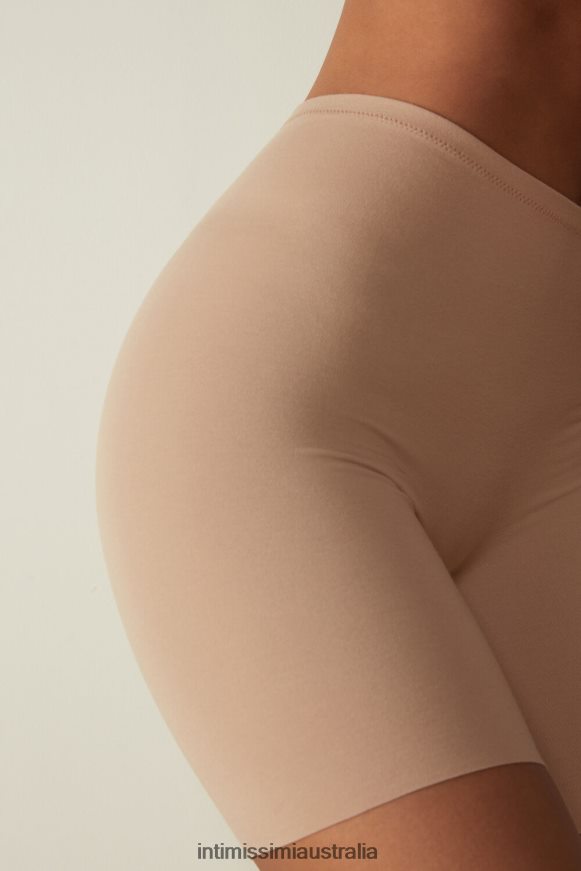 Intimissimi Women 044-Soft Beige Underwear 0RJT481177 Seamless Supima Cotton Shorts