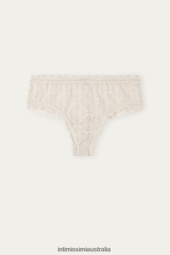 Intimissimi Women 2280-Pink Silk Underwear 0RJT481056 Lace Brazilian French Knickers