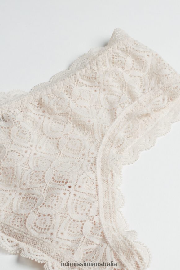 Intimissimi Women 2280-Pink Silk Underwear 0RJT481056 Lace Brazilian French Knickers