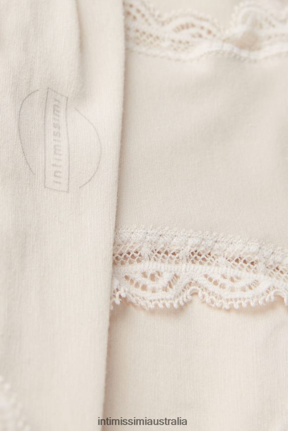 Intimissimi Women 2280-Pink Silk Underwear 0RJT48919 High-waisted cotton and lace french knickers