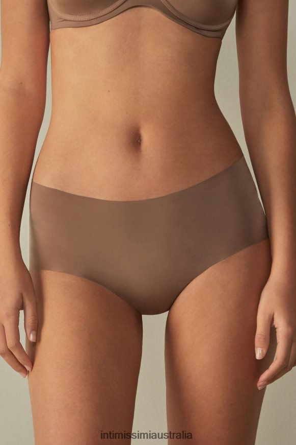Intimissimi Women 502I-Dark Beige Underwear 0RJT481127 Laser Cut French Knickers