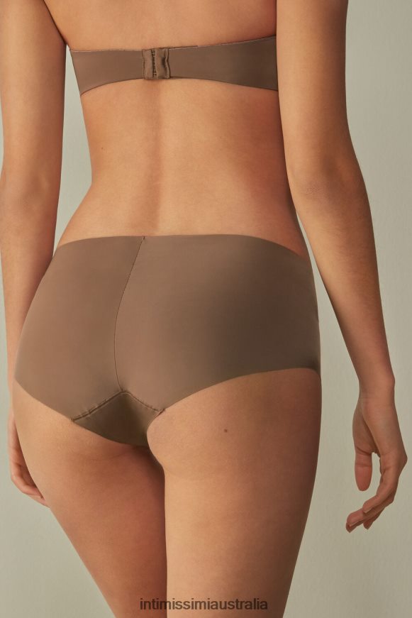 Intimissimi Women 502I-Dark Beige Underwear 0RJT481127 Laser Cut French Knickers