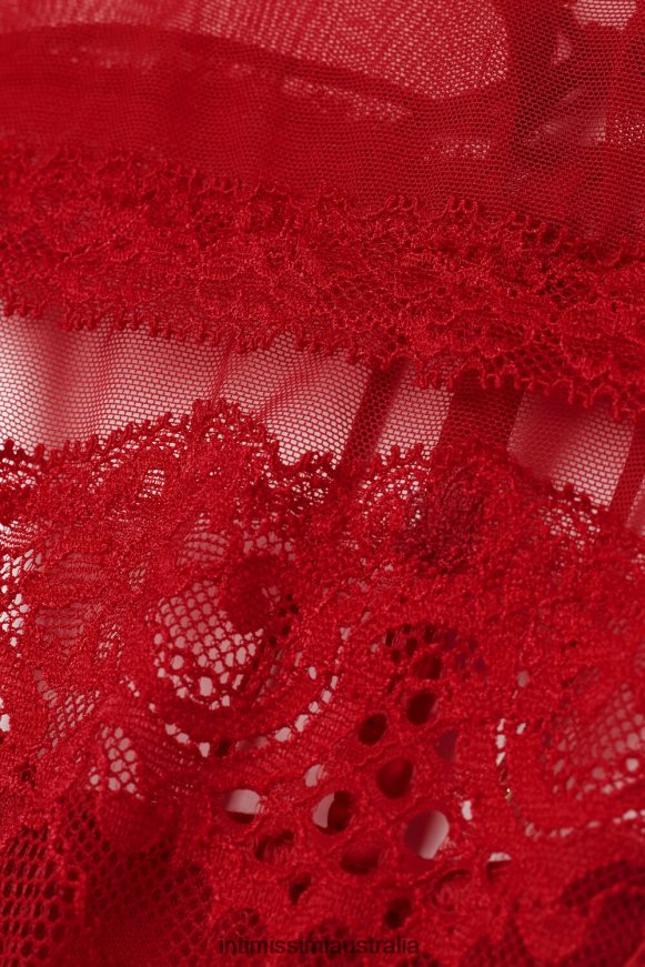 Intimissimi Women 9888-Sealing Wax Red Underwear 0RJT48849 Sinful Fantasies High-Waisted French Knickers