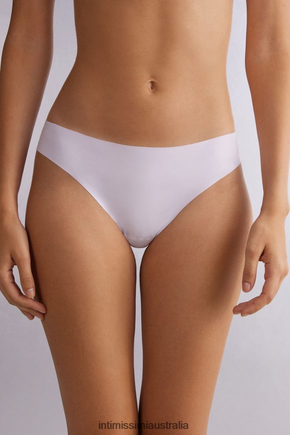 Intimissimi Women 001-White Underwear 0RJT481176 Ultralight Microfibre Brazilian