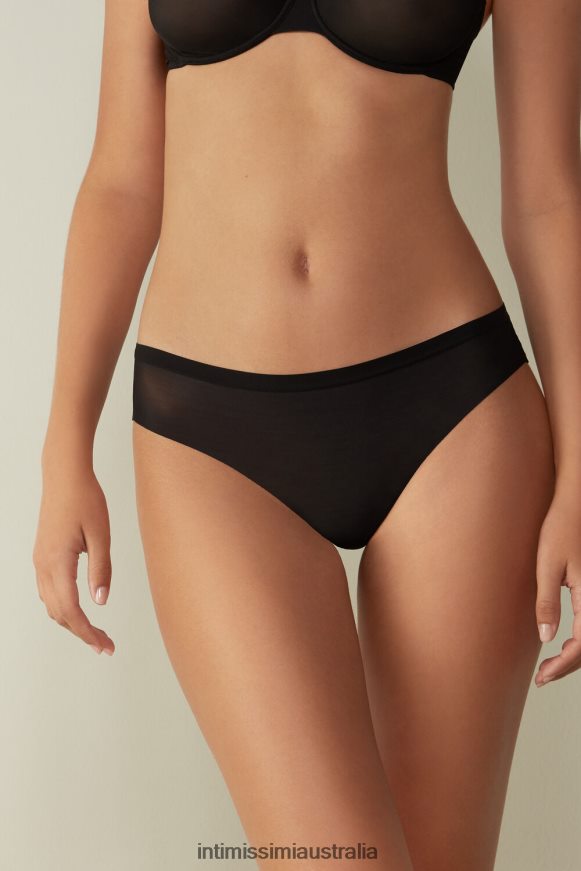 Intimissimi Women 019-Black Underwear 0RJT481145 Invisible Touch Brazilian Briefs