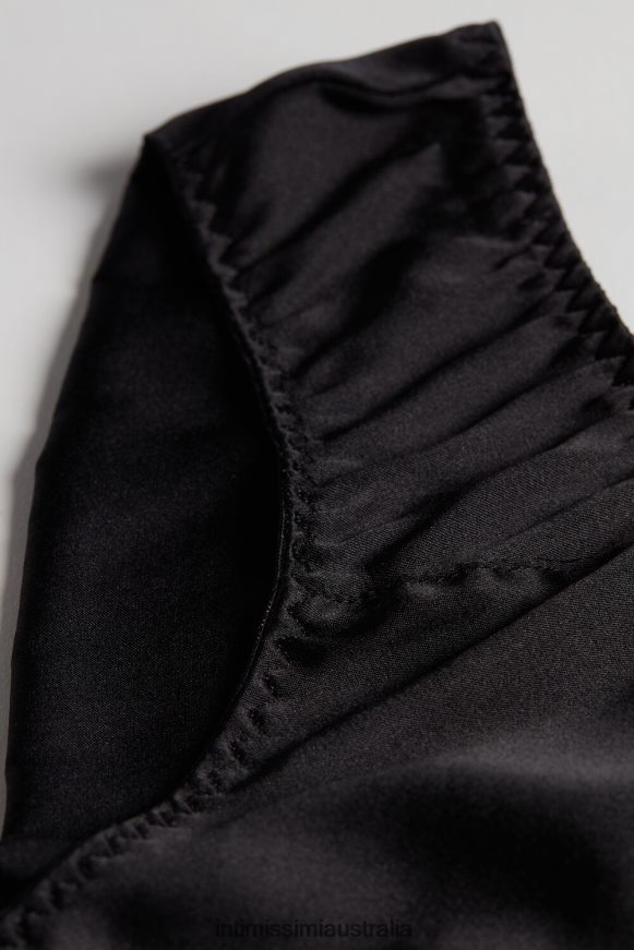 Intimissimi Women 019-Black Underwear 0RJT481165 Silk Brazilian Briefs