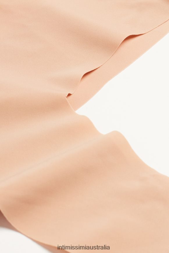 Intimissimi Women 044-Soft Beige Underwear 0RJT481115 80s Style Ultralight Microfibre Brazilian Briefs