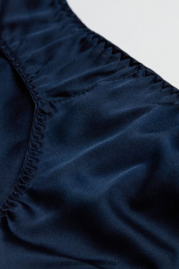 Intimissimi Women 1467-Intense Blue Underwear 0RJT481048 Silk Brazilian Briefs