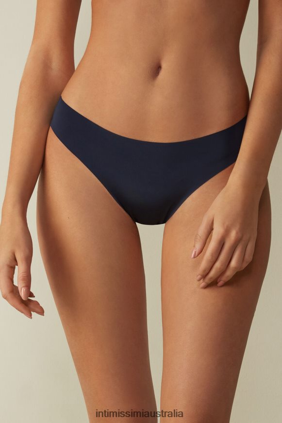 Intimissimi Women 1467-Intense Blue Underwear 0RJT481157 Ultralight Microfibre Brazilian