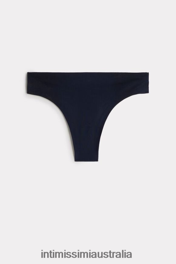 Intimissimi Women 1467-Intense Blue Underwear 0RJT481157 Ultralight Microfibre Brazilian