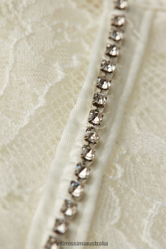 Intimissimi Women 2127-Powder White Underwear 0RJT481011 Shine High Like Stars Brazilian Briefs