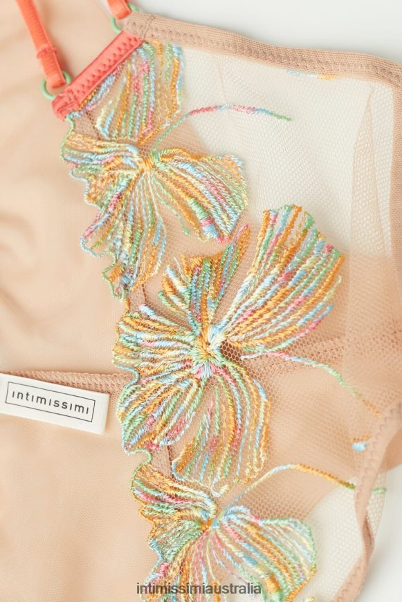 Intimissimi Women 235J-Soft Beige/Multicolour Underwear 0RJT48924 Candy Colors Brazilian Briefs