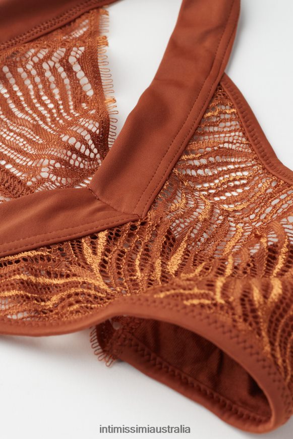 Intimissimi Women 332J-Light Cinnamon Underwear 0RJT48842 Go Animalier 80s-Style Brazilian Briefs