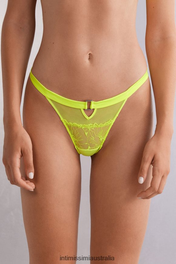 Intimissimi Women 335J-Bright Yellow Underwear 0RJT48844 Pure Joy Brazilian Briefs