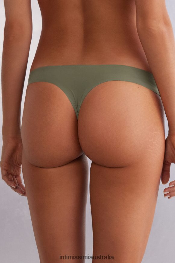 Intimissimi Women 344J-Salvia Green Underwear 0RJT48868 Ultralight Microfibre Brazilian