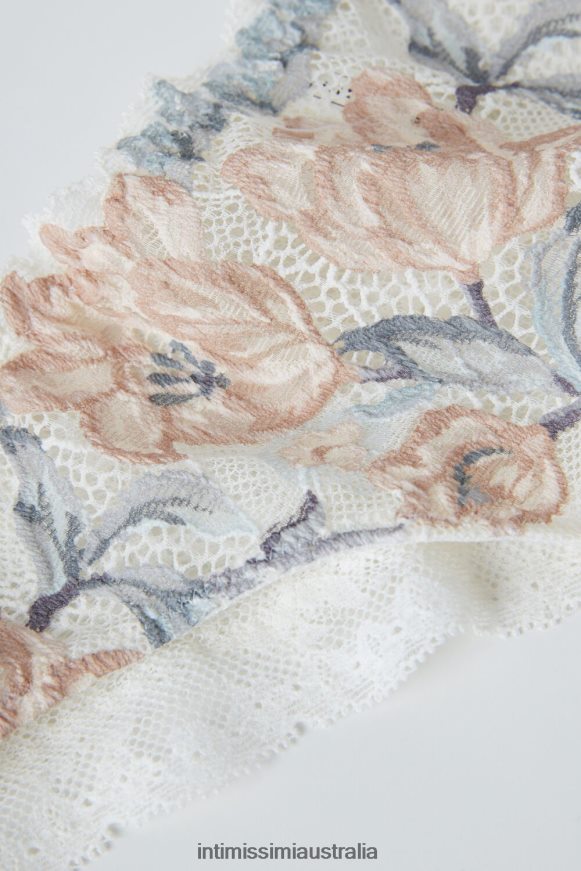 Intimissimi Women 990I-Autumn Beauty Ivory Floral Print Underwear 0RJT48938 Ephemeral Beauty Brazilian Briefs
