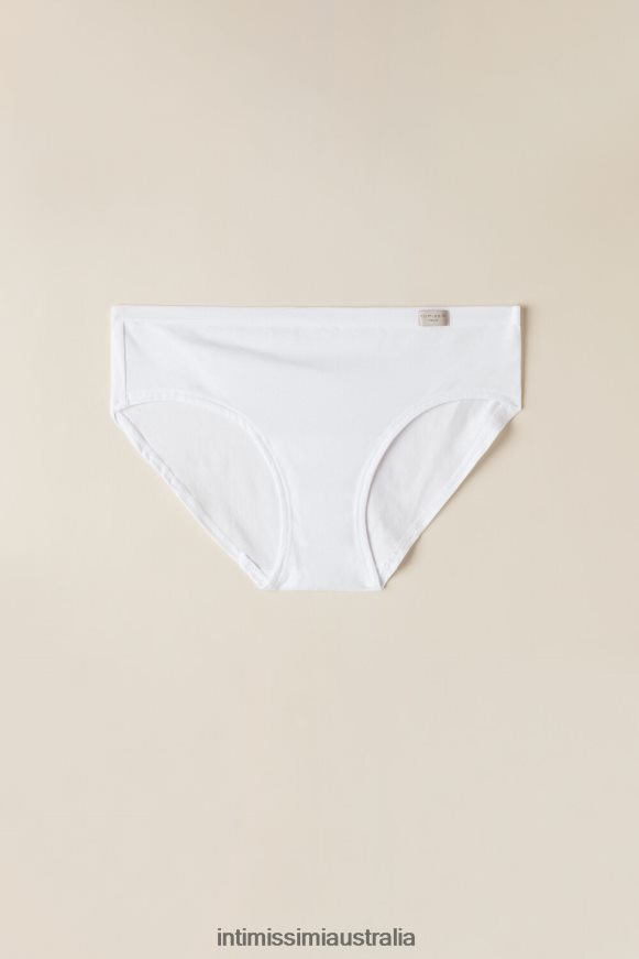 Intimissimi Women 001-White Underwear 0RJT481033 Full-Coverage Cotton Knickers