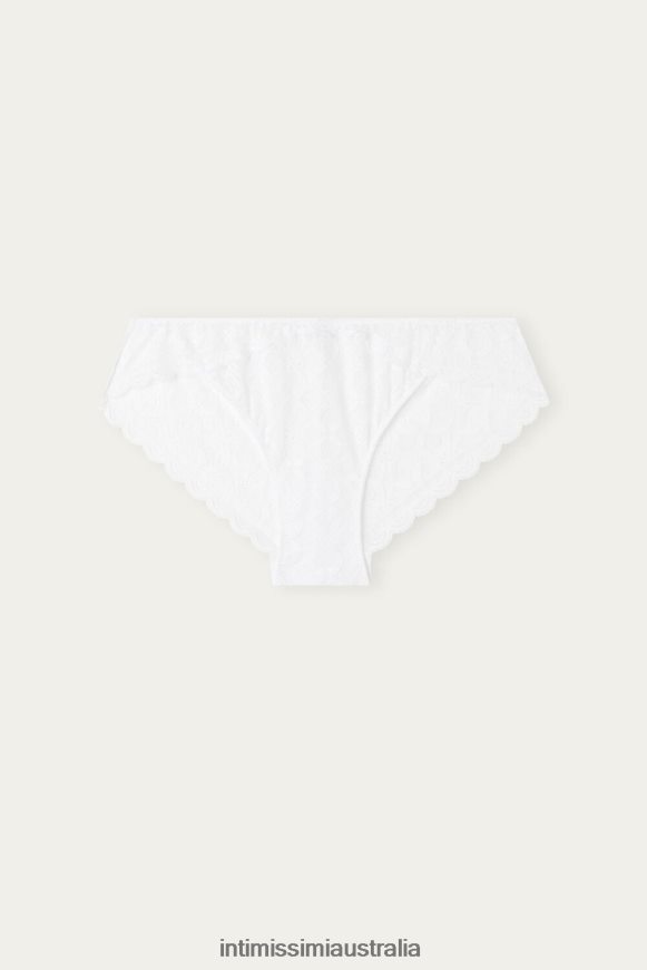 Intimissimi Women 001-White Underwear 0RJT481091 Low-Rise Lace Briefs