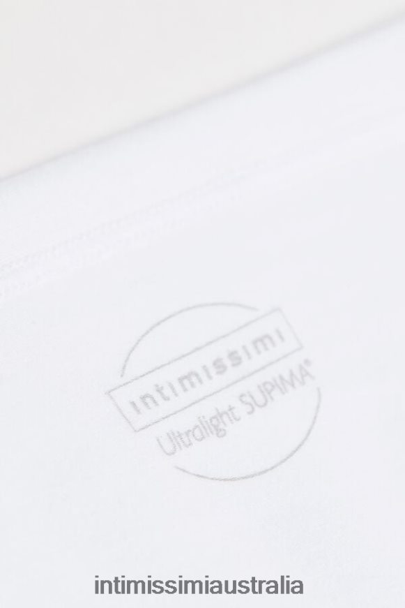 Intimissimi Women 001-White Underwear 0RJT481095 Ultralight Supima Cotton Briefs