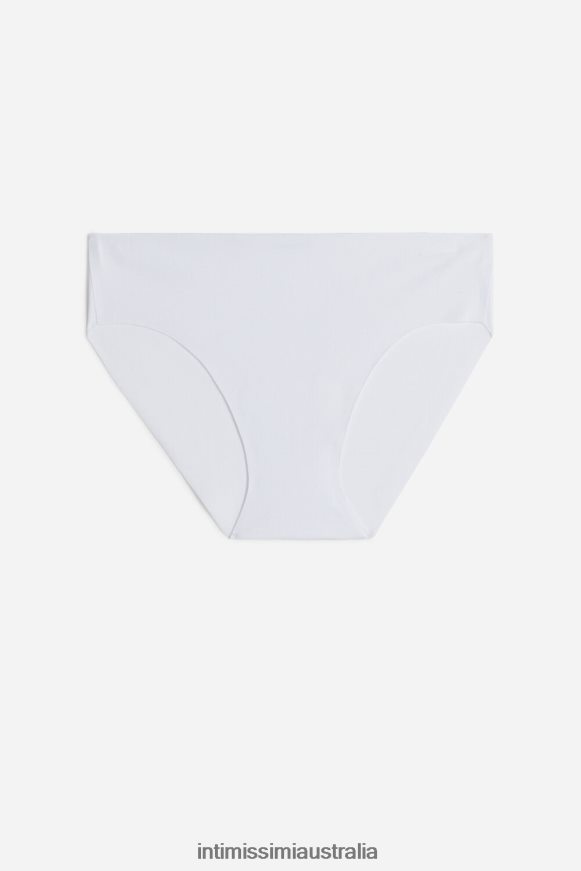 Intimissimi Women 001-White Underwear 0RJT481186 Raw-Cut Cotton Briefs