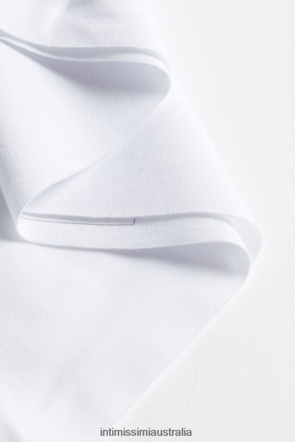 Intimissimi Women 001-White Underwear 0RJT481186 Raw-Cut Cotton Briefs