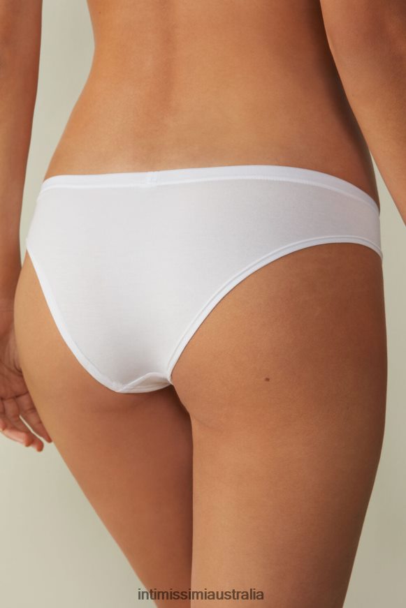 Intimissimi Women 001-White Underwear 0RJT481200 Natural Cotton Panties