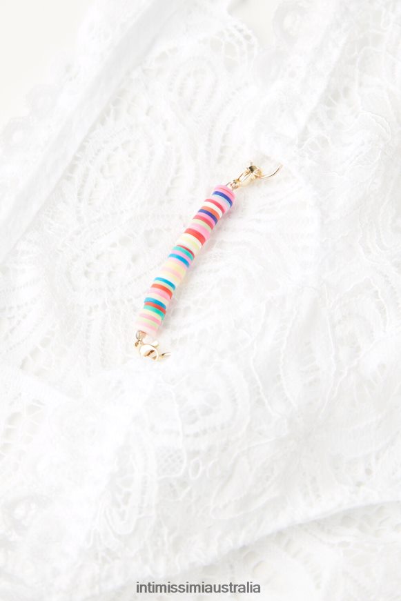 Intimissimi Women 001-White Underwear 0RJT48935 Hot Summer Days Briefs with Side Straps