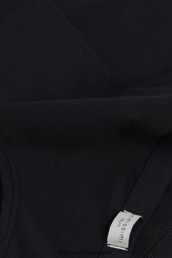 Intimissimi Women 019-Black Underwear 0RJT481029 Full-Coverage Cotton Knickers