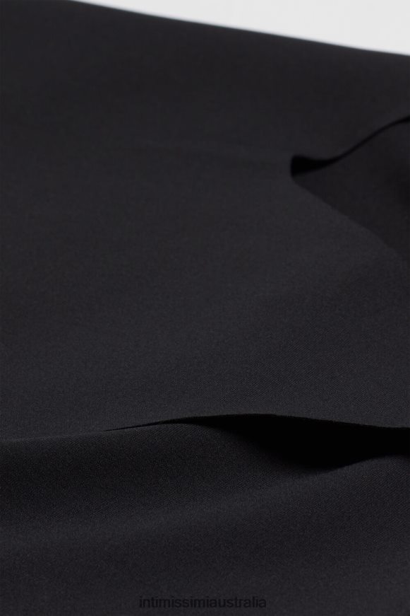 Intimissimi Women 019-Black Underwear 0RJT481120 Raw-Cut Microfibre Briefs