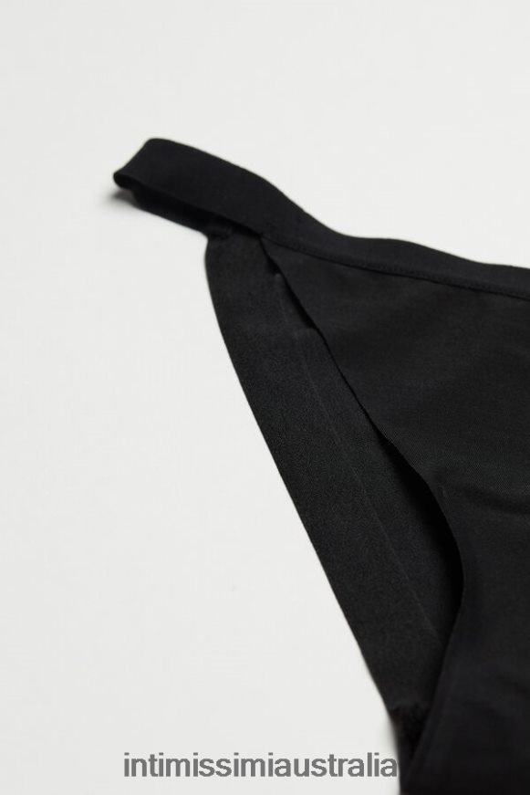 Intimissimi Women 019-Black Underwear 0RJT481125 Invisible Touch Briefs with Side Straps