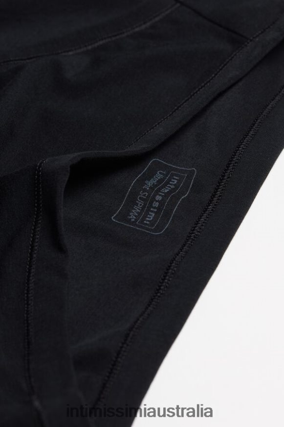 Intimissimi Women 019-Black Underwear 0RJT481142 Ultralight Supima Cotton Briefs