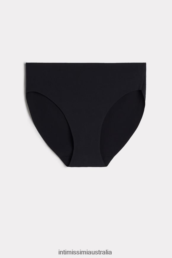 Intimissimi Women 019-Black Underwear 0RJT481169 Seamless Microfibre Snug-Fit Panties