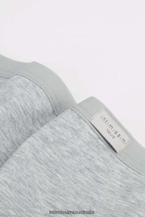 Intimissimi Women 031-Light Grey Melange Underwear 0RJT481032 Full-Coverage Cotton Knickers