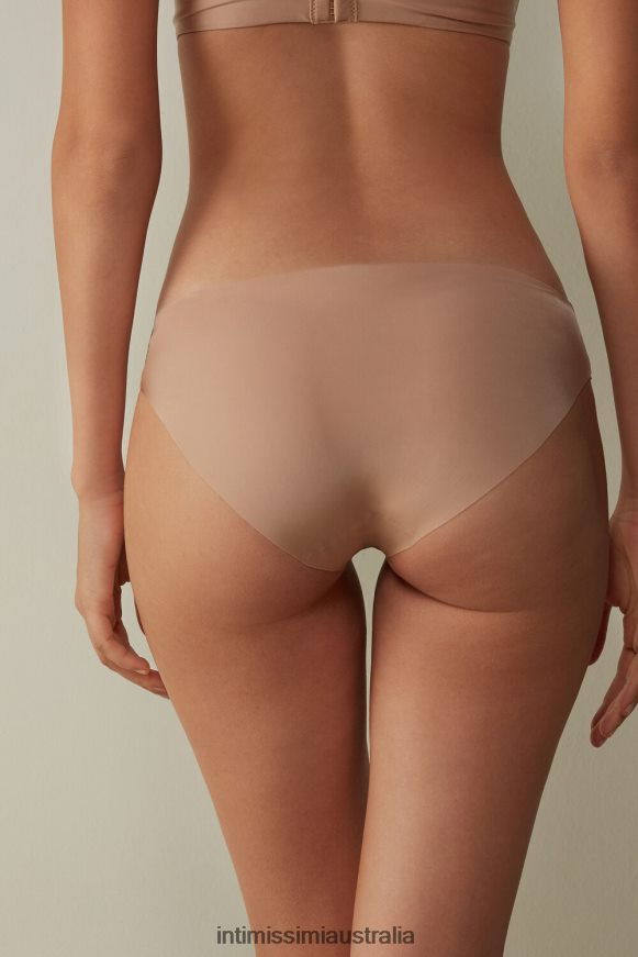 Intimissimi Women 044-Soft Beige Underwear 0RJT481171 Seamless Microfibre Snug-Fit Panties