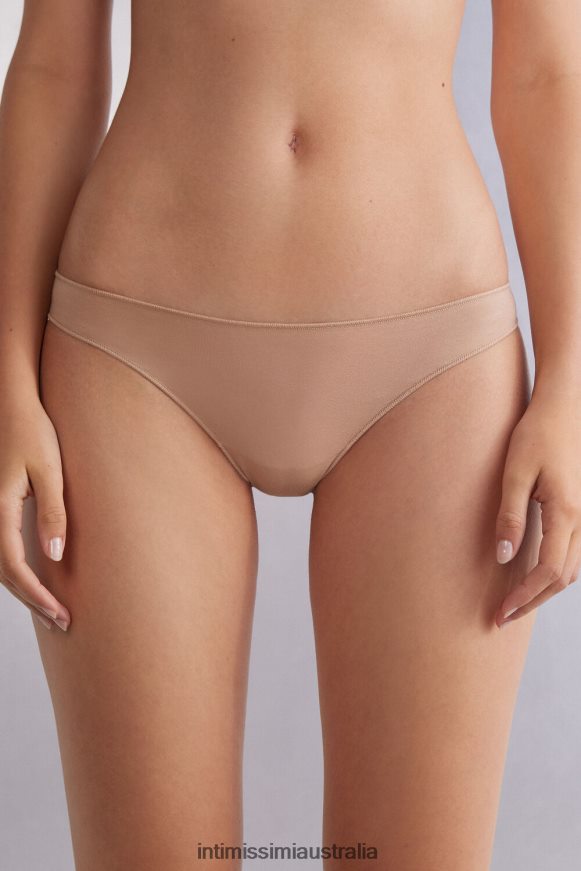 Intimissimi Women 044-Soft Beige Underwear 0RJT48883 Low rise Cotton Knickers