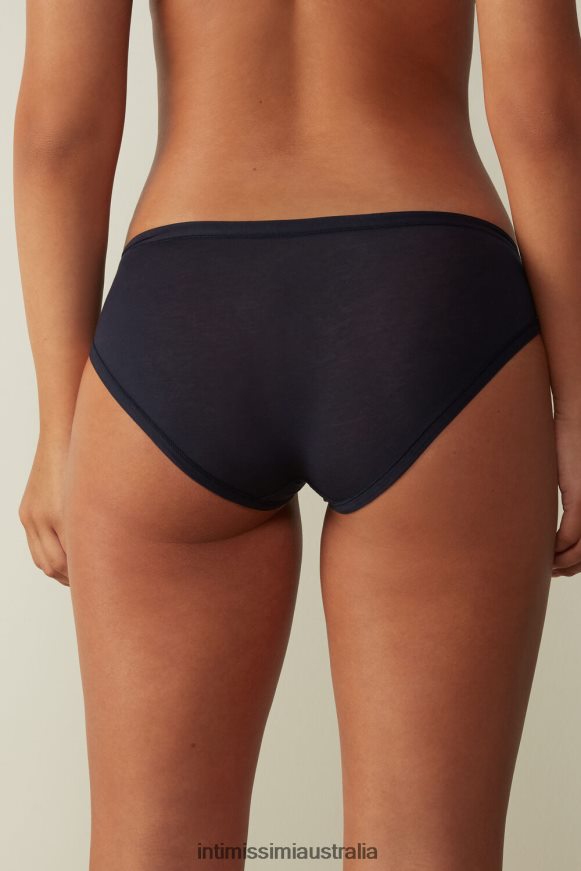 Intimissimi Women 1467-Intense Blue Underwear 0RJT481106 Ultralight Supima Cotton Briefs